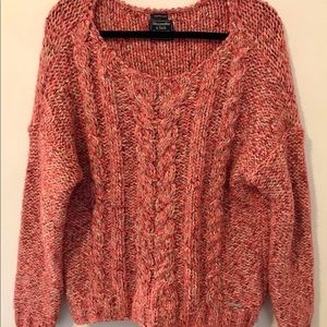 Abercrombie and Fitch Oversized Chunky Cable Knit Sweater. Size M.